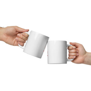 FMFO White Glossy Mug